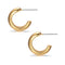 C-Shape Earrings - Zafari Studio Jewelry